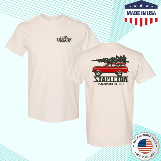 Chris Stapleton Store Merch Stapleton Est. 1978 Holiday Unisex Tee Chris Stapleton Store Merch Stapleton Est. 1978 Holiday Unisex Tee