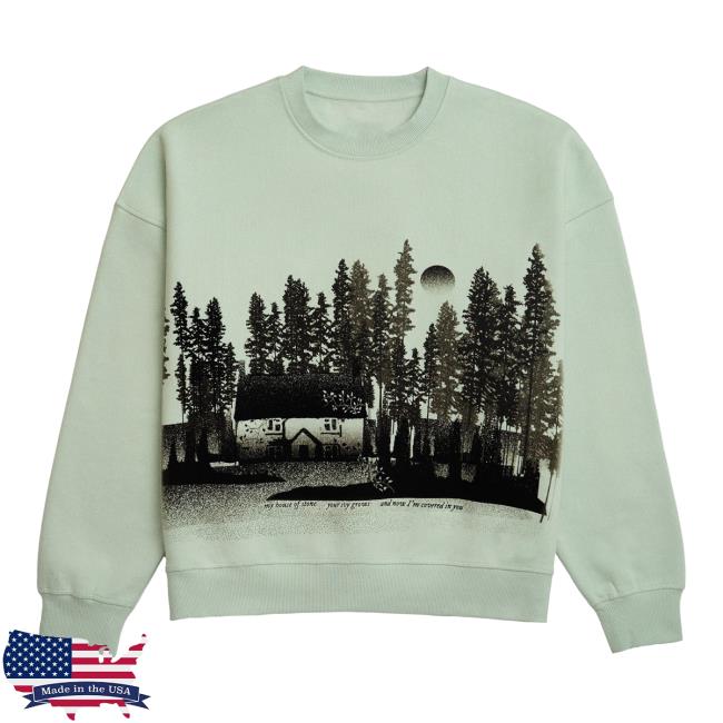 Taylor Swift Merch Store My House Of Stone Your Ivy Grows Crewneck Sweatshirt Taylor Swift Merch Store My House Of Stone Your Ivy Grows Crewneck Sweatshirt