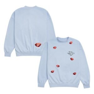 Taylor Swift Merch Store Sequin Red Lip Classic Thing That You Like Crewneck Sweatshirt