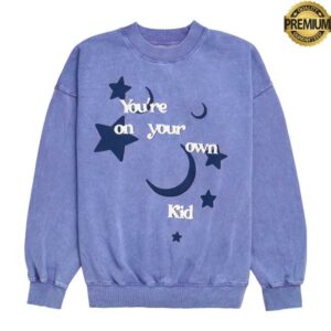 Taylor Swift Merch Store You’re On Your Own Kid Purple Crewneck Sweatshirt