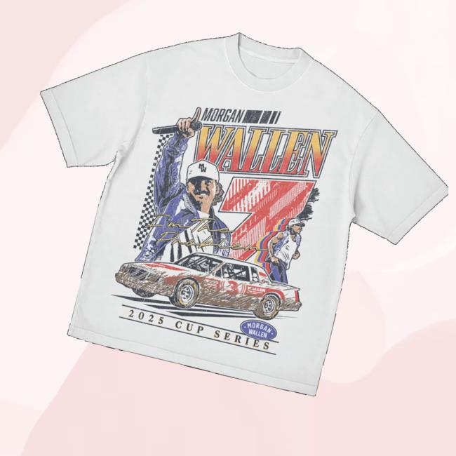 Morgan Wallen Merch Store Racing Cup Series T-Shirt Morgan Wallen Merch Store Racing Cup Series T-Shirt