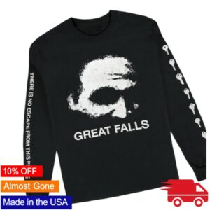 Great Falls Store Merch Face Long Sleeve Tee