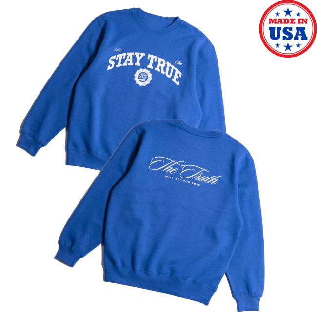 Proclamation Coalition Merch Store Set Free X Stay True Crewneck Proclamation Coalition Merch Store Set Free X Stay True Crewneck