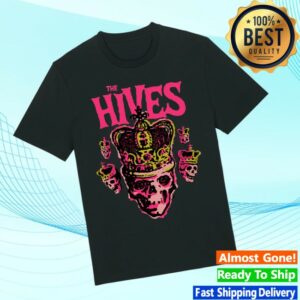 The Hives Store Merch Skull Crown Black Tee