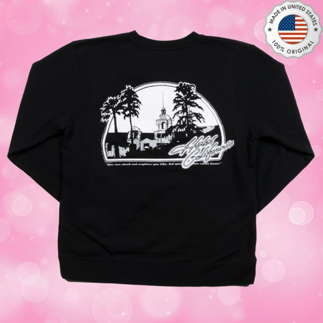 Eagles Store Merch Hotel California Crewneck Sweatshirt Eagles Store Merch Hotel California Crewneck Sweatshirt