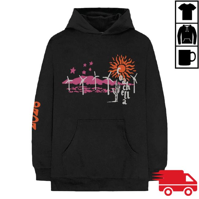 Coachella Merch Store See You In The Desert Hoodie Winter Edition Coachella Merch Store See You In The Desert Hoodie Winter Edition