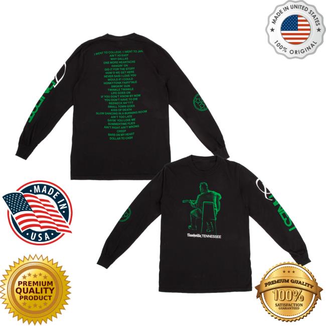 Ernest Official Merch Store Tracklist Long Sleeve Ernest Official Merch Store Tracklist Long Sleeve