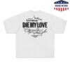 kenny scrt store merch die my love white t shirt