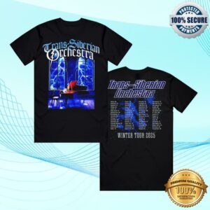 Trans-Siberian Orchestra Store Merch Piano 2025 Itin Tee
