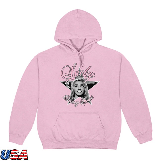 Britney Spears Store Merch Lucky Hoodie Britney Spears Store Merch Lucky Hoodie