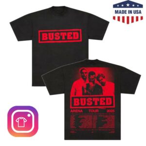 Busted Merch Store 2025 Tour T-Shirt