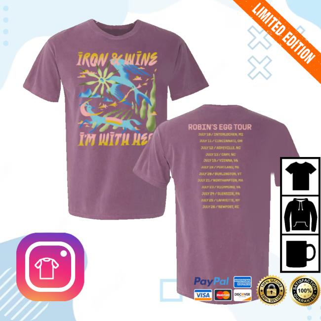 I’m With Her Merch Store 2025 I’m With Her And Iron And Wine Tour Shirt I’m With Her Merch Store 2025 I’m With Her And Iron And Wine Tour Shirt