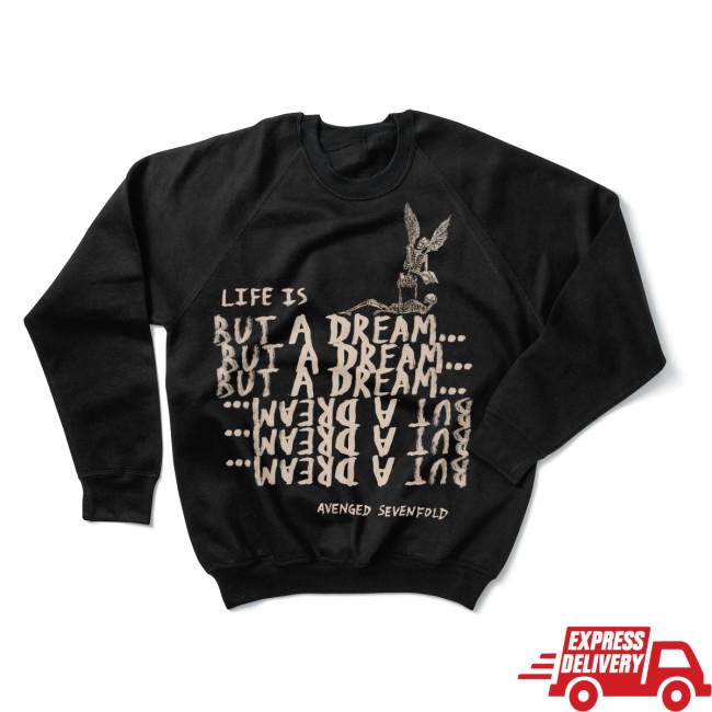 A7x World Store Merch A7x World But A Dream Crewneck Sweater A7x World Store Merch A7x World But A Dream Crewneck Sweater