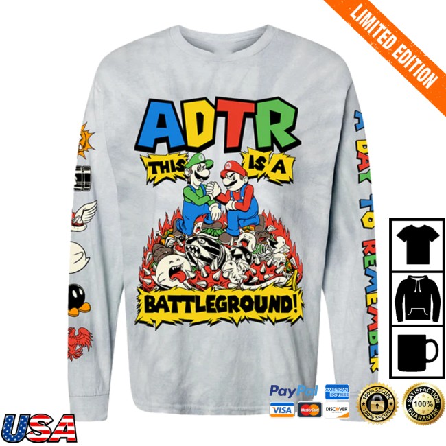 Adtr Store Merch Battleground Long Sleeve Tee Adtr Store Merch Battleground Long Sleeve Tee