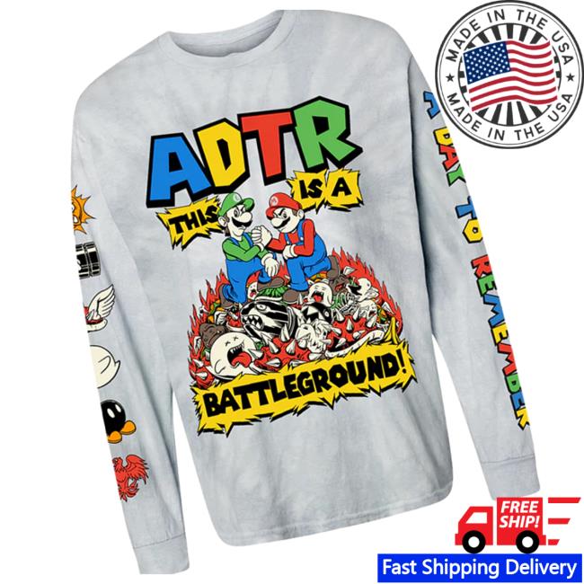 A Day To Remember Adtr Merch Store Battleground Long Sleeve Tee A Day To Remember Adtr Merch Store Battleground Long Sleeve Tee