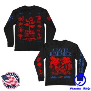 A Day To Remember Adtr Merch Store Flowers Long Sleeve Tee