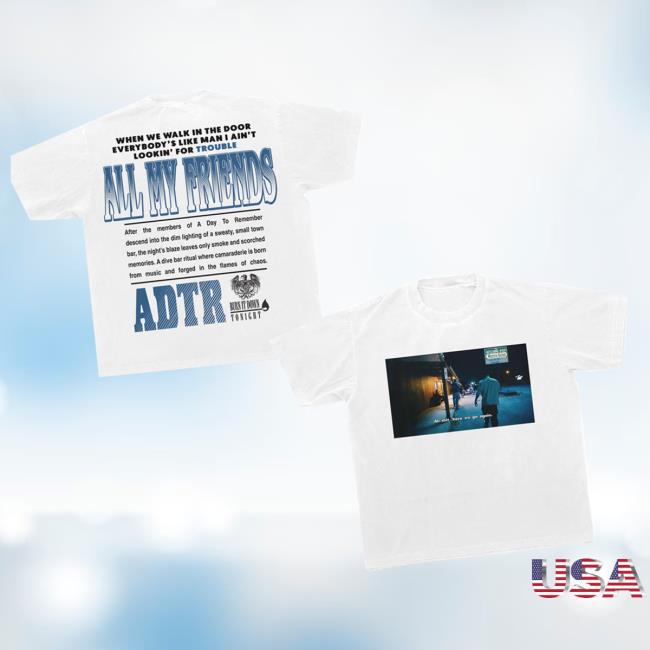 A Day To Remember Adtr Merch Store Lookin’ For Trouble Tee A Day To Remember Adtr Merch Store Lookin’ For Trouble Tee