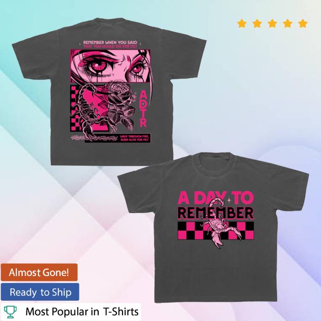 A Day To Remember Adtr Merch Store Scorpion Unisex Tee A Day To Remember Adtr Merch Store Scorpion Unisex Tee