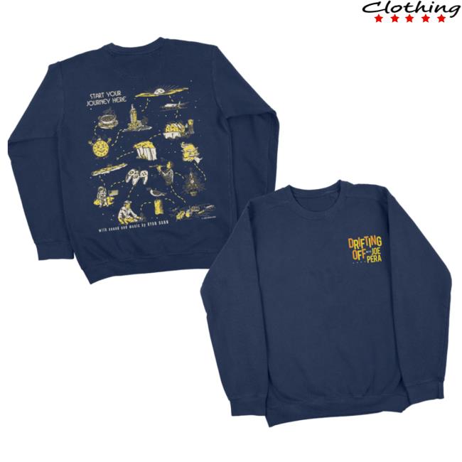 Joe Pera Merch Store Start Your Journey Here Crewneck Joe Pera Merch Store Start Your Journey Here Crewneck