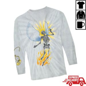 Imagine Dragons Store Merch It’s Time Grey Tie Dye Youth Long Sleeve