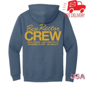 Ben Rector Music Store Merch Ben Rector Live In Salt Lake City Hoodie