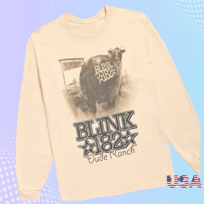 Blink 182 Store Merch Dude Ranch Long Sleeve Blink 182 Store Merch Dude Ranch Long Sleeve