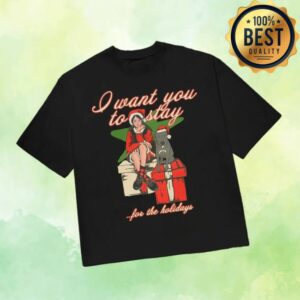 Billie Eilish Store Merch Stay For The Holidays T-Shirt