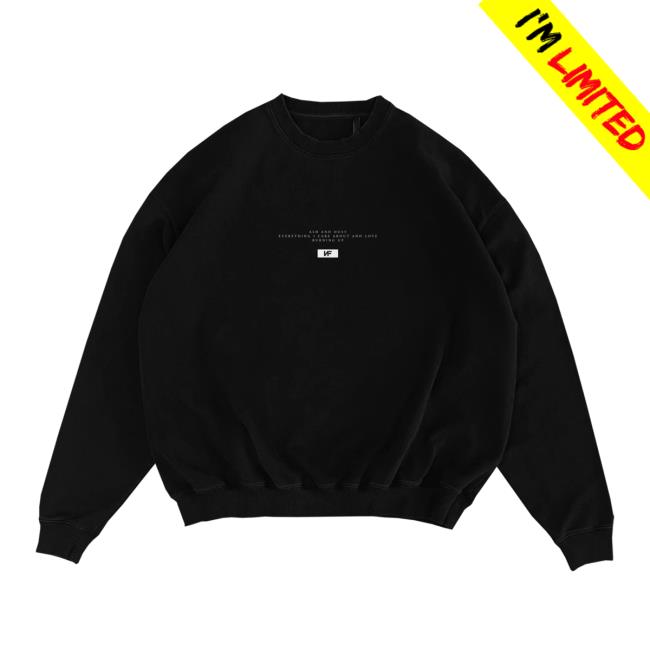 Nf Fear Music Merch Store Black Nothing Left Crewneck Nf Fear Music Merch Store Black Nothing Left Crewneck