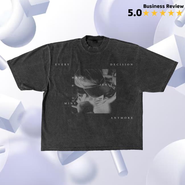 Nf Fear Music Merch Store Shadow Decision T-Shirt Nf Fear Music Merch Store Shadow Decision T-Shirt