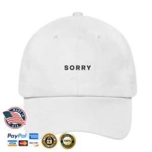 Nf Fear Music Merch Store White Sorry Dad Hat