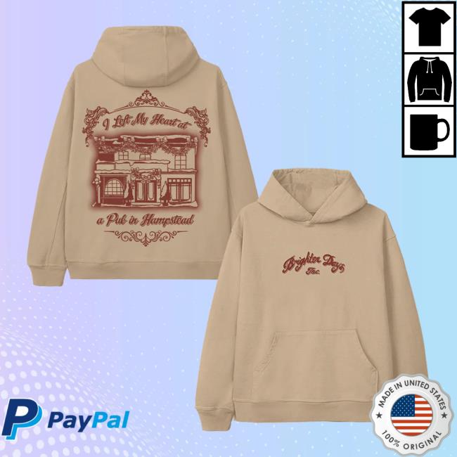 Ariana Grande Merch Store Brighter Days Inc. Holiday Hoodie Ariana Grande Merch Store Brighter Days Inc. Holiday Hoodie