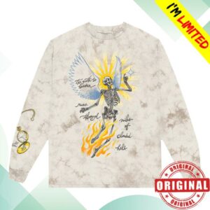 Imagine Dragons Merch Store It’s Time Brown Tie Dye Long Sleeve