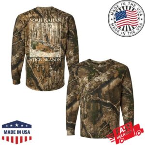 Noah Kahan Merch Store Stick Season Camo Longsleeve