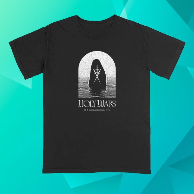 Rise Records Store Merch Holy Wars I Feel Everything Black T-Shirt Rise Records Store Merch Holy Wars I Feel Everything Black T-Shirt