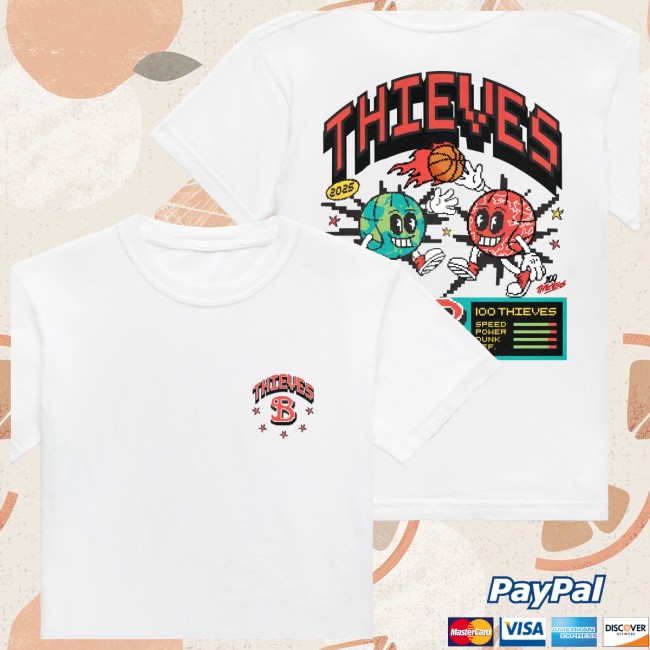 Bucketsquad Store Merch 100 Thieves White Tee Bucketsquad Store Merch 100 Thieves White Tee