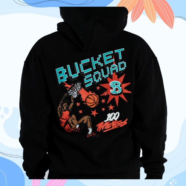 Bucketsquad Store Merch 100 Thieves Black Youth Hoodie Bucketsquad Store Merch 100 Thieves Black Youth Hoodie