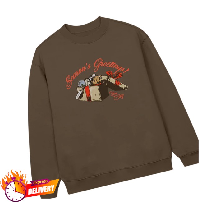 Ariana Grande Store Merch Seasons Greetings Crewneck Ariana Grande Store Merch Seasons Greetings Crewneck