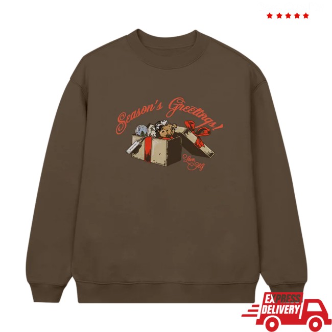 Ariana Grande Store Merch Seasons Greetings Crewneck Ariana Grande Store Merch Seasons Greetings Crewneck