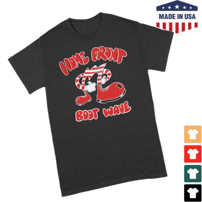 Homefront Store Merch Boot Wave Black Tee Homefront Store Merch Boot Wave Black Tee