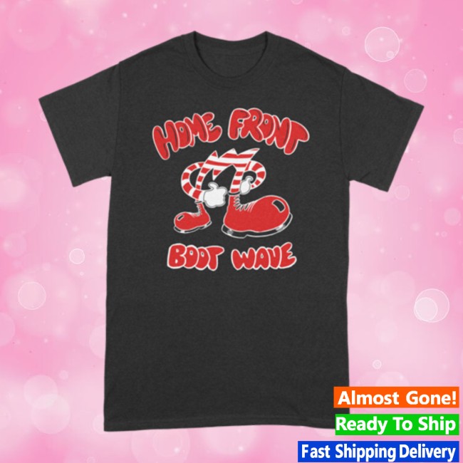 Homefront Store Merch Boot Wave Black Tee Homefront Store Merch Boot Wave Black Tee