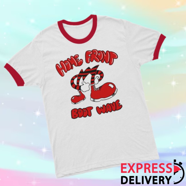 Homefront Store Merch Boot Wave Ringer Tee Homefront Store Merch Boot Wave Ringer Tee