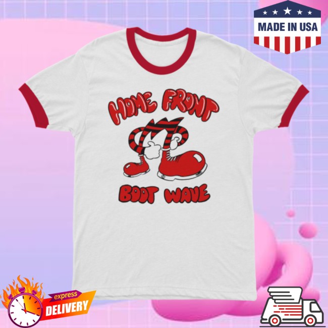 Homefront Store Merch Boot Wave Ringer Tee Homefront Store Merch Boot Wave Ringer Tee