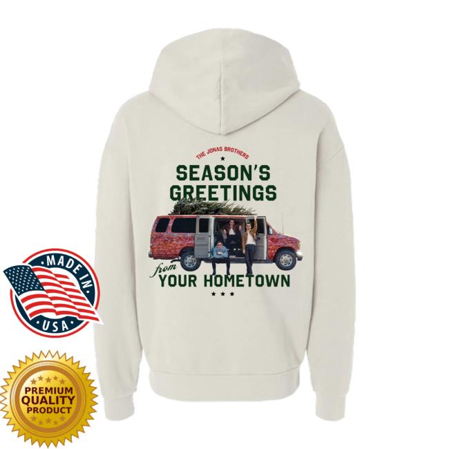 Jonas Brothers Merch Store Season’s Greetings Jonas Hoodie Jonas Brothers Merch Store Season’s Greetings Jonas Hoodie