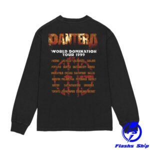 Pantera Store Merch World Domination Tour 1999 Long Sleeve