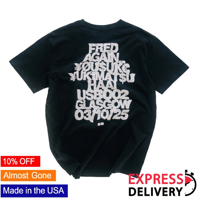 Fred Again Store Merch Lineup Tees Fred Again Store Merch Lineup Tees