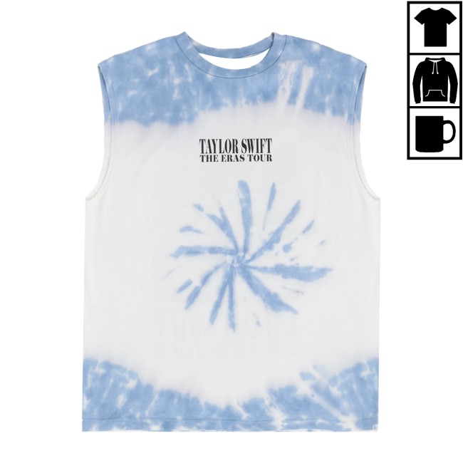 Taylor Swift Store Merch The Eras Tour Tie Dye Tank Top Taylor Swift Store Merch The Eras Tour Tie Dye Tank Top