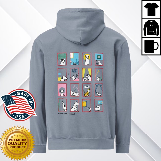 Muddy Paws Rescue Store Merch Furry Neighbors Hoodie Muddy Paws Rescue Store Merch Furry Neighbors Hoodie