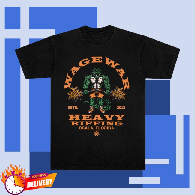 Wage War Official Merch Store Heavy Riffing Tee Wage War Official Merch Store Heavy Riffing Tee