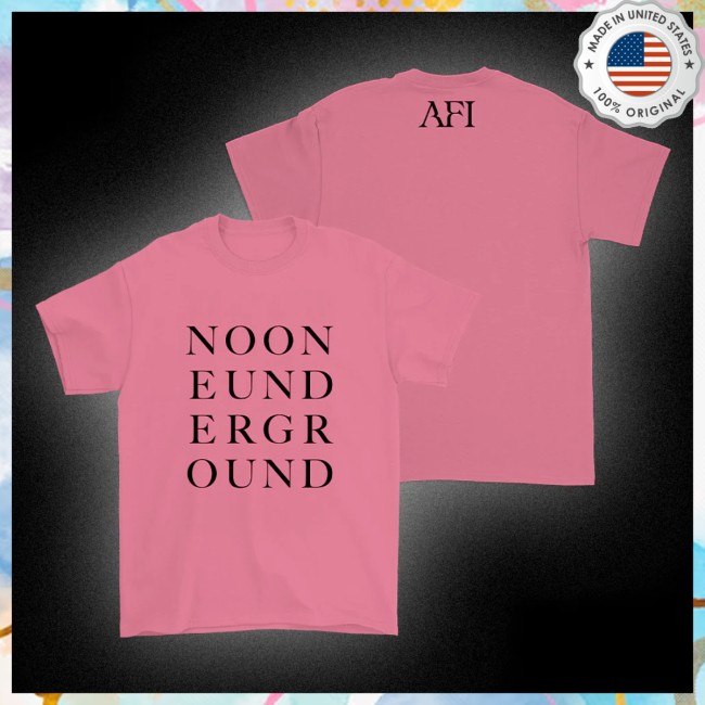 Afi Store Merch Nooneunder Ground Tee Afi Store Merch Nooneunder Ground Tee