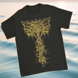Signs Of The Swarm Store Merch Gold Foil ‘To Rid Myself Of Truth’ Logo Combo Shirt
